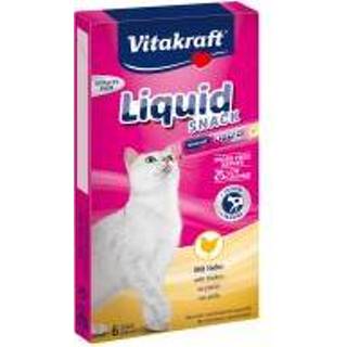 👉 Vitakraft Cat Liquid-Snack met Kip + Taurine - Voordeelpakket: 24 x 15 g