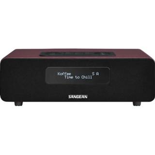 👉 Draagbare radio rood Sangean DDR-36, cabinet radio, BT, USB lader, DAB+, 4711317993263