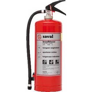 👉 Brandblusser vulling Saval CG, poeder, netto 6kg, met oph bgl, druk constant 8715028035089