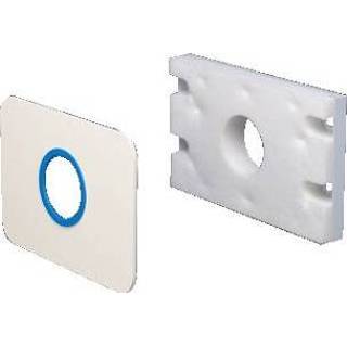 👉 Wit aluminium Vaillant enkelwandig rookgashulpstuk 2 aansluiting voor, aluminium, wit, wand 1mm, verloop 4024074418703