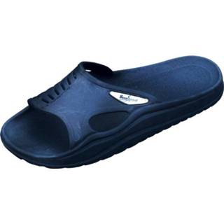 👉 BECO sauna slippers met anti slip zool, donker blauw, 39-40**