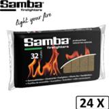 👉 Aanmaak blok bruin Samba Aanmaakblokjes 768 Stuks (Omdoos)