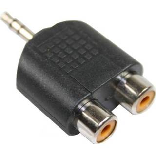 Jack verloop 3,5 mm naar 2 x tulp/cinch/RCA