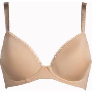 👉 Vrouwen bruin Calvin Klein Seductive Comfort Customized Lift Bra * Gratis verzending