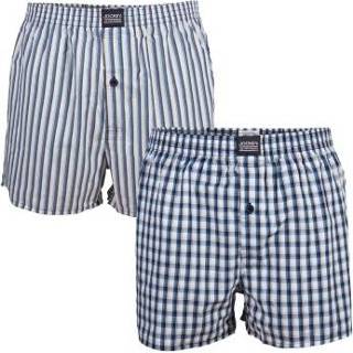 👉 Boxershort mannen blauw Jockey Boxershorts Woven 2 stuks * Gratis verzending