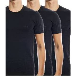 👉 Shirt mannen zwart Hugo Boss Classic Crew Neck T-shirt 3 stuks * Gratis verzending