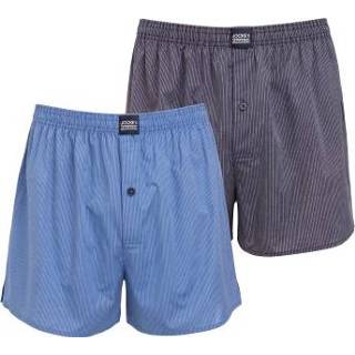 👉 Boxershort mannen blauw Jockey Boxershorts Woven 3XL-6XL 2 stuks * Gratis verzending