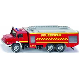 👉 Brandweerwagen rood junior Siku Mercedes Zetros 2733 Duitse (2109) 4006874021093