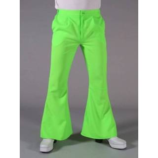 Disco 70's wijde broek fluorgroen Fluor Groen Wijde broek Fluor Groen Disco / 70`s fluorgroen