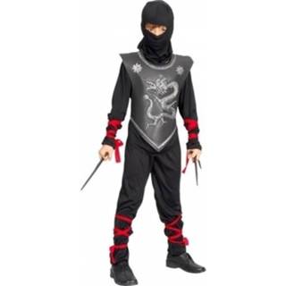 👉 Zwart rood kunststof Ninja zwart-rood