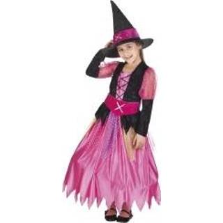 👉 Zwart met roze Heksenjurkje pretty witch