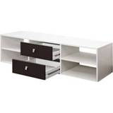 👉 Wit zwart melamine MDF#Spaanplaat Spaanplaat#MDF Symbiosis TV-meubel Kviljo - wit/zwart 37 Leen Bakker 3760037840228