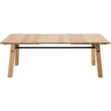 👉 Eettafel hout bruin Eetkamertafel Norsholm - eikenkleur 160 cm