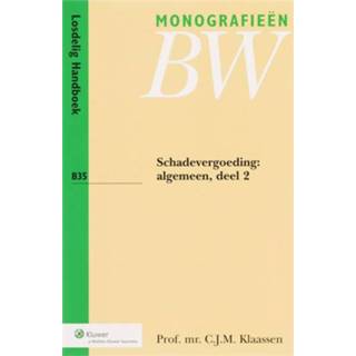 👉 Paperback privaatrecht nederlands Schadevergoeding Algemeen 2 9789013039252