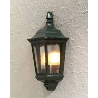 👉 Wandlamp groen Firenze Londa buitenlamp halve zeskant Konstsmide 7229-600
