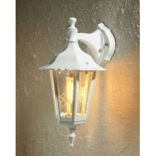 👉 Wandlamp wit Firenze Empoli buitenlamp hangend zeskant Konstsmide 7230-250