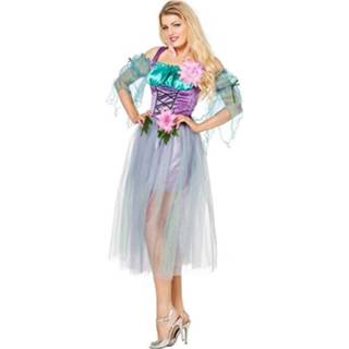 👉 Bloemenfee paars polyester jurk