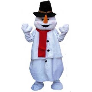 👉 Plushe wit Pro kostuum Sneeuwpop