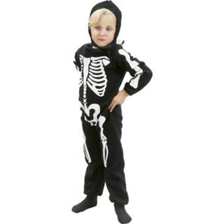 Jumpsuit zwart Little skeleton