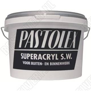 👉 Muurverf Pastolex Superacryl SW Hoogwaardige voor buiten