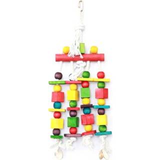 👉 Medium active Happy pet speelgoed block n beads papegaai 701029211964