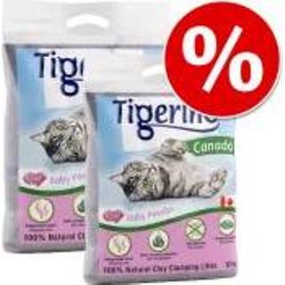 👉 Kattenbak vulling baby's Dubbelpak Tigerino Canada Kattenbakvulling - Kersenbloesemgeur (2 x 12 kg)