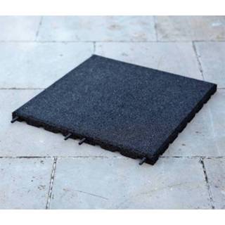 👉 Vloerdeel zwart PTessentials Rubberen Vloerdelen 50 x 3 cm | losse verkoop