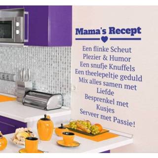 👉 Tekst sticker Mamas recept keuken