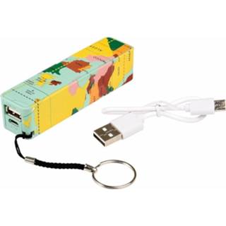 Dotcomgiftshop Kadotip Powerbank met vintage wereldkaart, Power bank Kadotip Powerbank met vintage wereldkaart | Dotcomgiftshop 5027455409771