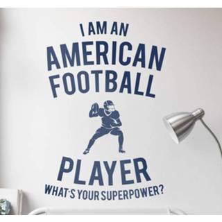 👉 Muursticker American football player