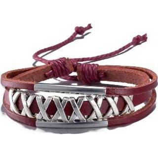 👉 Polsband alloy leather Vintage Fashion Metal Cross Charm Strap Wristband Unisex Bracelet