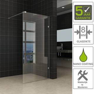 👉 Douchewand BWS Edge Profielloos 80x200 cm 8 mm NANO coating 8719304323365