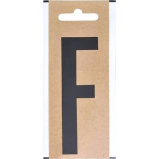 👉 Naamsticker zwart letter F