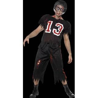 👉 Zwart American football player bloody