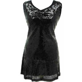 Jurk Pailletten zwart stretch Jurk zwart stretch Pailletten