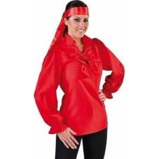 👉 Blous rode rood piraten blouse deluxe