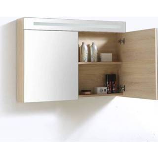 👉 Spiegelkast Lambini Designs Trend Line 120x70cm light wood 7432030519574