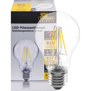 👉 LED filament lamp 810 lumen E27 2700K 7W dimbaar 4017024267070 4017024266073