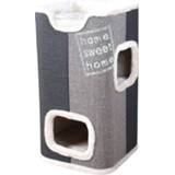 👉 Krabtonnen antraciet grijs Trixie Cat Tower Jorge - / Lichtgrijs