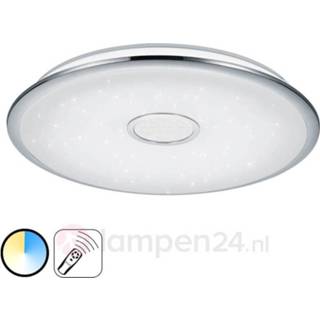 👉 Afstandsbediening LED-plafondlampen chroom kunststof incl. - Led plafondlamp Osaka 4017807337730