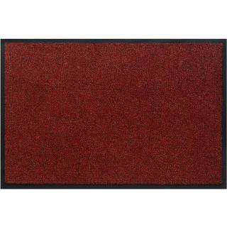 👉 Schoonloopmat deurmatten rood stof Portal 90x120cm