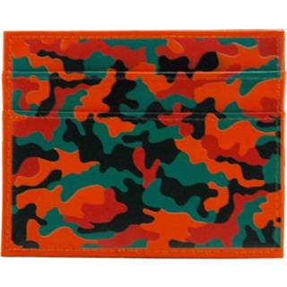 👉 Oranje leer Vip Flap Camouflage Orange