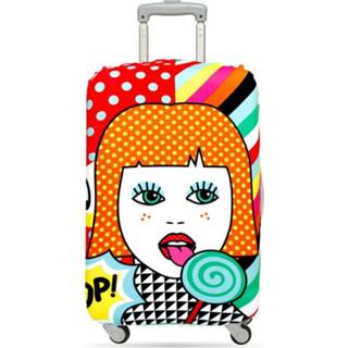 👉 Polyester multi LOQI Lollipop Luggage Cover
