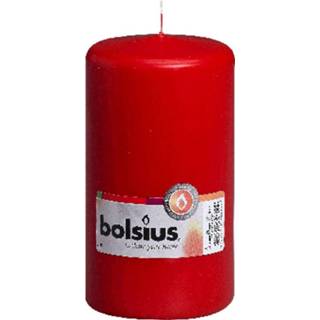 👉 Stompkaars rood Bolsius kleur 150/80 mm