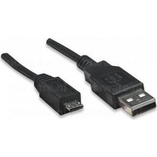 👉 USB-A Male algemeen USB async kabel met - micro USB-B 2mtr