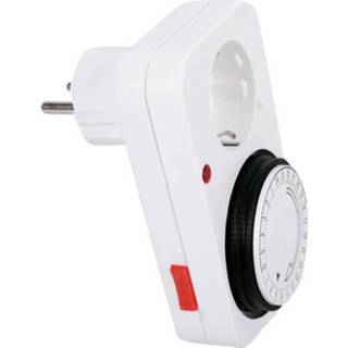 👉 Stop contact Bellson Stopcontact RA Analoge Schakelklok - Timer / 24 Uurs