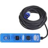 👉 Stekker doos Pro+ CEE 3-Weg Stekkerdoos 20 Meter (2x Schuko + 1x 2-USB)