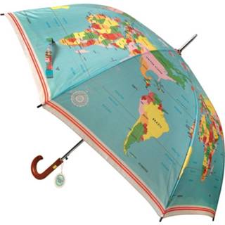 👉 Paraplu met vintage wereldkaart | Dotcomgiftshop 5027455393087