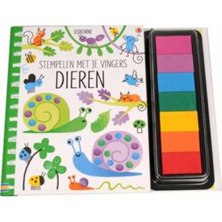 👉 Stempel Stempelen met vingers, dieren