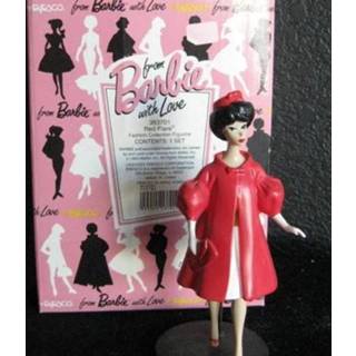 👉 Rood Barbie Beeldje 1962 Red Flare